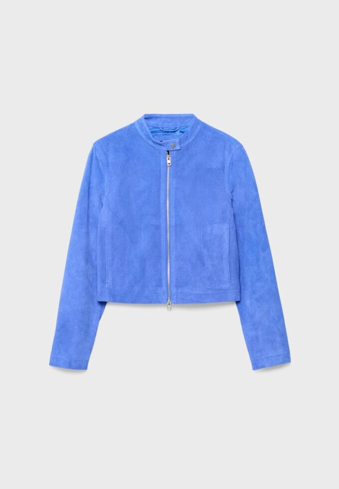 Chaqueta motera 100 % piel