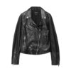 Chaqueta motera de piel Chaqueta motera de piel