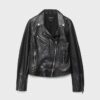 Chaqueta motera de piel Chaqueta motera de piel