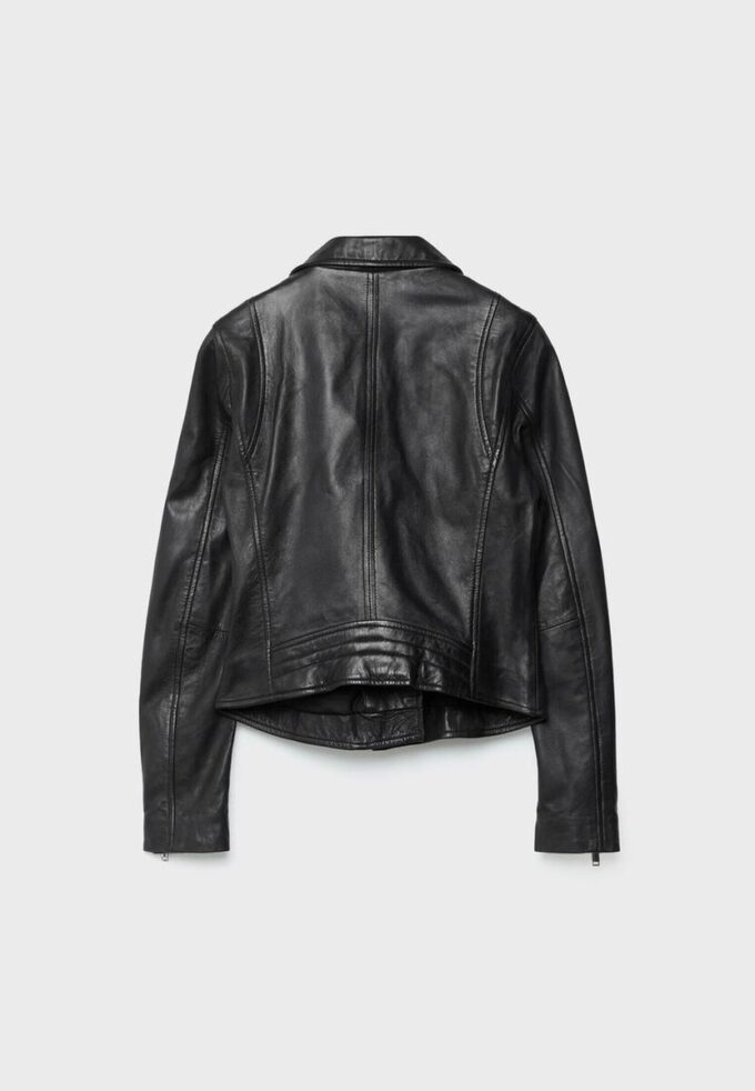 Chaqueta motera de piel Chaqueta motera de piel