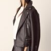 Chaqueta motera efecto piel Chaqueta motera efecto piel