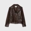 Chaqueta motera efecto piel Chaqueta motera efecto piel