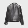 Chaqueta motera efecto piel Chaqueta motera efecto piel