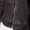 Chaqueta oversize con efecto de piel lavada Chaqueta oversize con efecto de piel lavada