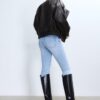 Chaqueta oversize con solapa 100 % piel Chaqueta oversize con solapa 100 % piel