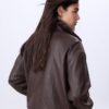 Chaqueta oversize de imitación de piel Chaqueta oversize de imitación de piel