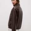 Chaqueta oversize efecto piel Chaqueta oversize efecto piel
