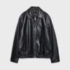 Chaqueta oversize efecto piel Chaqueta oversize efecto piel
