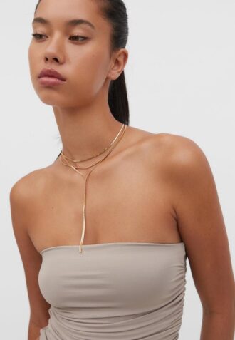 Collar largo de múltiples cadenas