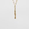 Collar lariat texturado