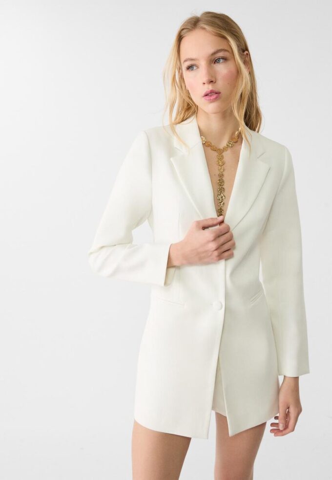 Collar lariat texturado