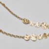 Collar lariat texturado