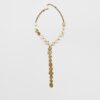 Collar lariat texturado