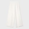 Culotte con pinzas de mezcla de lino Culotte con pinzas de mezcla de lino