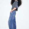 D91 Vaqueros de tiro bajo y pierna Wide Leg D91 Vaqueros de tiro bajo y pierna Wide Leg