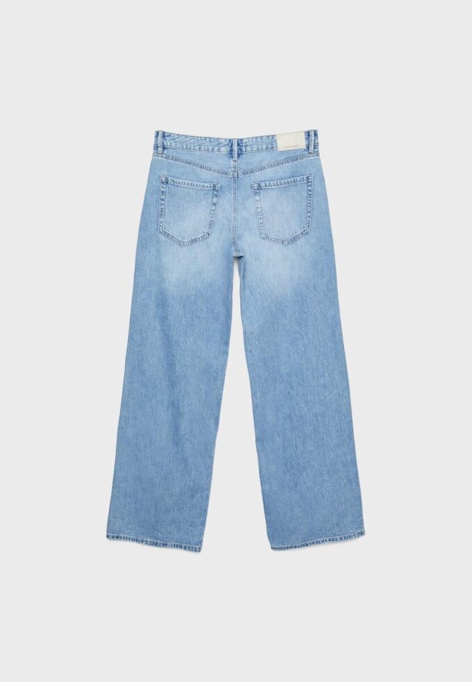 D91 Vaqueros de tiro bajo y pierna Wide Leg D91 Vaqueros de tiro bajo y pierna Wide Leg