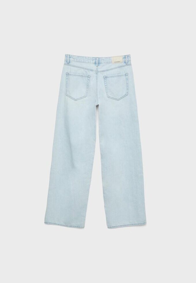 D91 Vaqueros de tiro bajo y pierna Wide Leg D91 Vaqueros de tiro bajo y pierna Wide Leg
