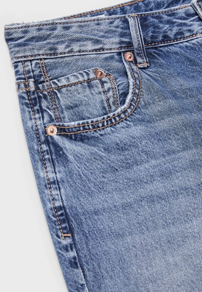 D91 Vaqueros de tiro bajo y pierna Wide Leg D91 Vaqueros de tiro bajo y pierna Wide Leg