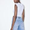 D93 Pantalones cortos de mezclilla largos D93 Pantalones cortos de mezclilla largos