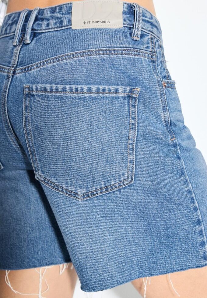 D93 Pantalones cortos de mezclilla largos D93 Pantalones cortos de mezclilla largos