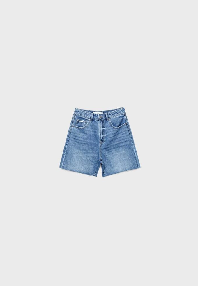 D93 Pantalones cortos de mezclilla largos D93 Pantalones cortos de mezclilla largos