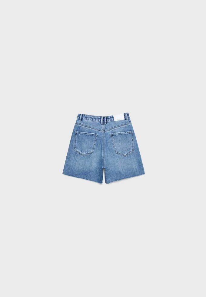 D93 Pantalones cortos de mezclilla largos D93 Pantalones cortos de mezclilla largos