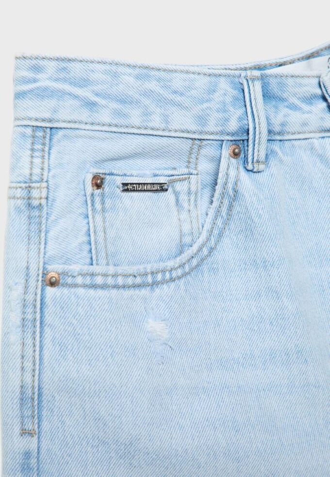 D93 Pantalones cortos de mezclilla largos D93 Pantalones cortos de mezclilla largos