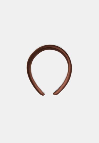 Diadema rígida de satén