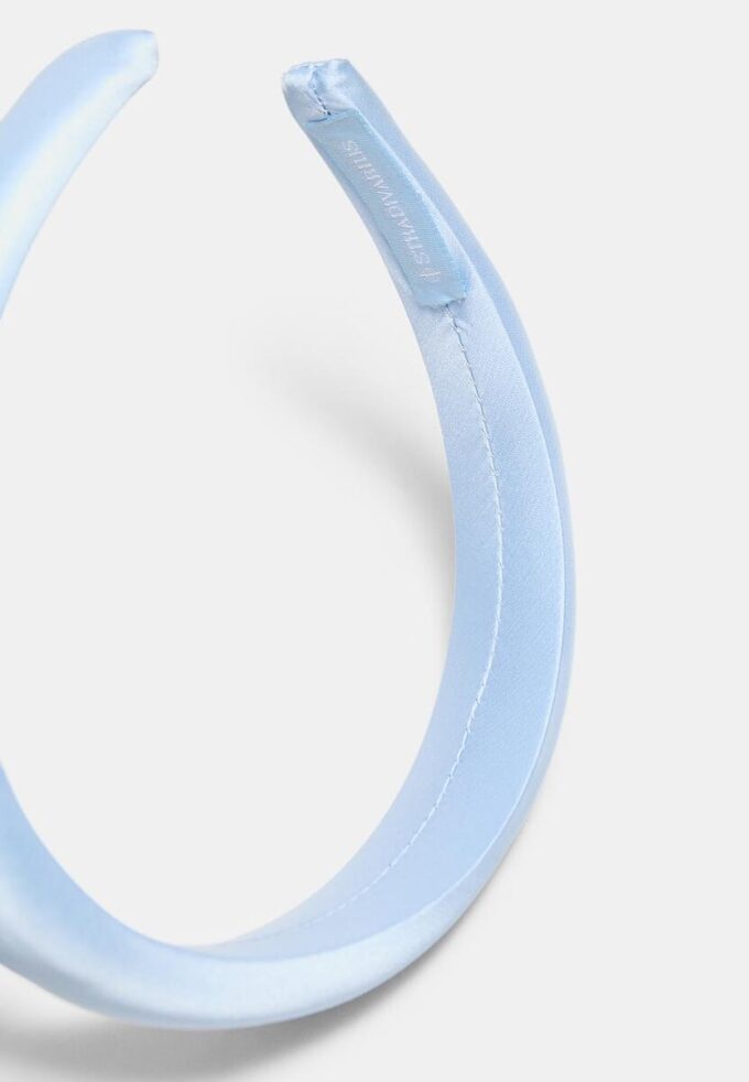 Diadema rígida de satén
