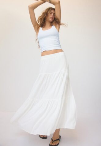 Falda midi boho