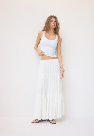 Falda midi boho