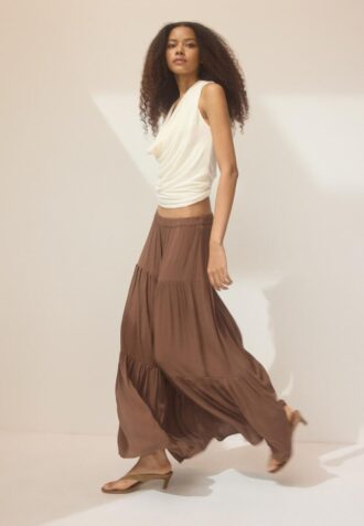 Falda midi boho