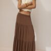 Falda midi boho