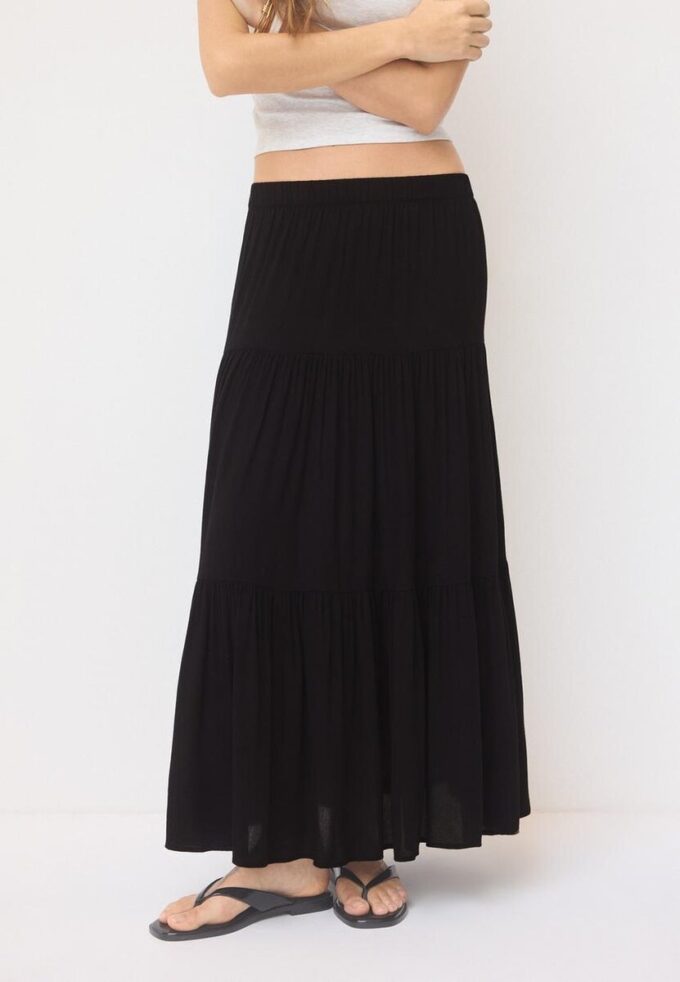 Falda midi boho