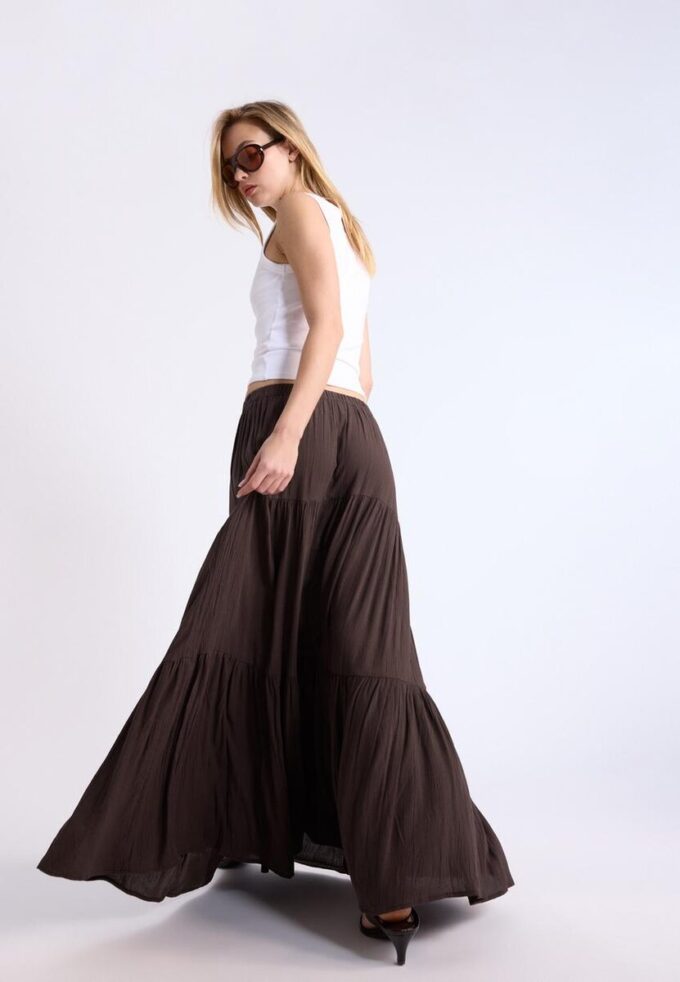 Falda midi boho