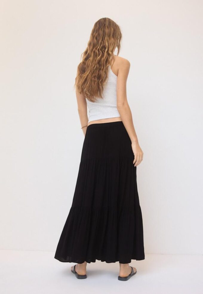 Falda midi boho
