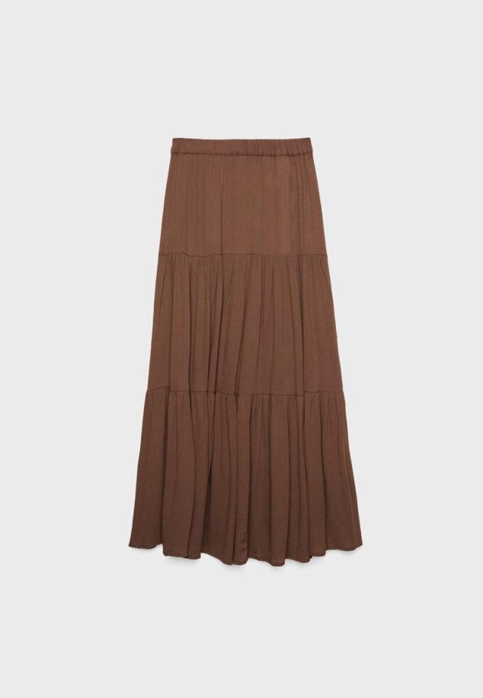 Falda midi boho
