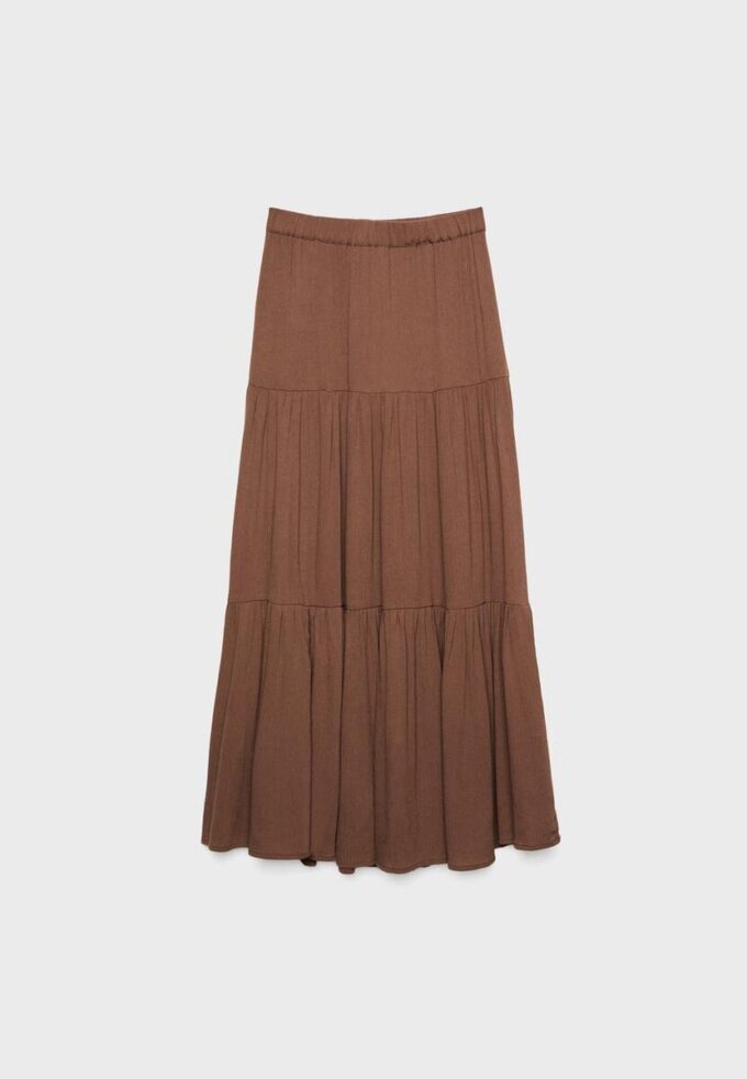 Falda midi boho
