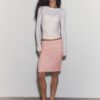 Falda midi de lentejuelas Falda midi de lentejuelas