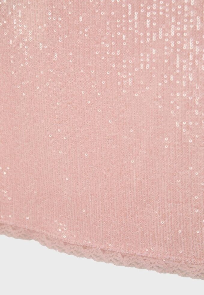 Falda midi de lentejuelas Falda midi de lentejuelas