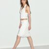Falda midi de tul con lunares Falda midi de tul con lunares