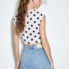 Falda-Skort de denim cruzada Falda-Skort de denim cruzada