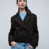 Gabardina corta de doble botonadura Gabardina corta de doble botonadura