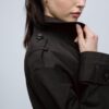 Gabardina corta de doble botonadura Gabardina corta de doble botonadura