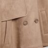 Gabardina corta de imitación de gamuza Gabardina corta de imitación de gamuza