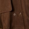 Gabardina corta de imitación de gamuza Gabardina corta de imitación de gamuza