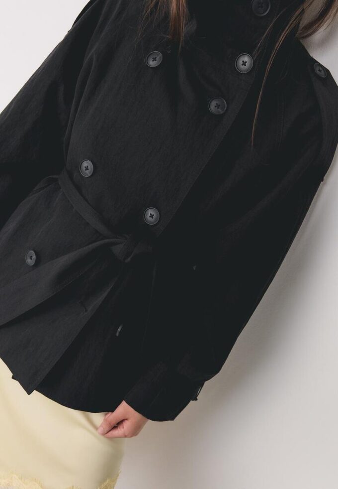 Gabardina de cuello alto Gabardina de cuello alto