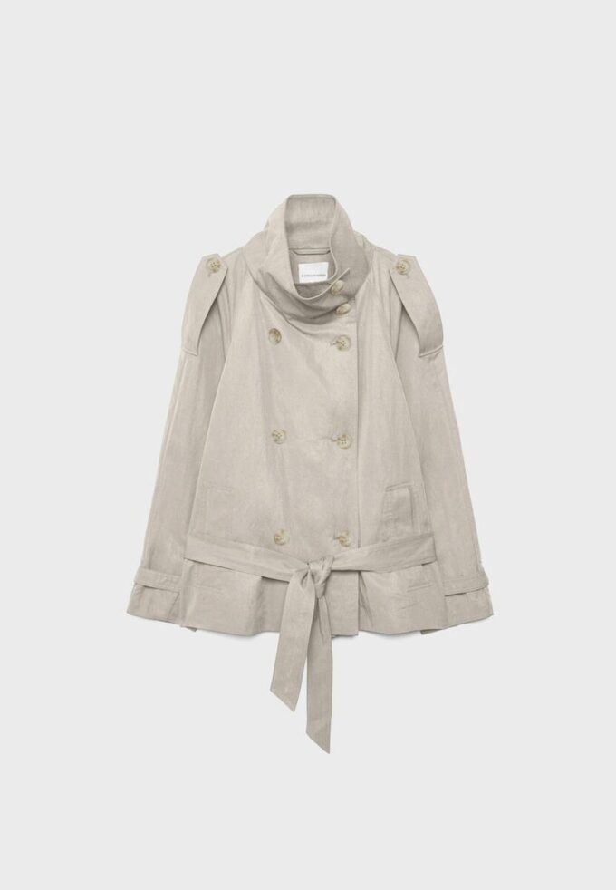 Gabardina de cuello alto Gabardina de cuello alto