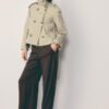 Gabardina de cuello alto con cinturón Gabardina de cuello alto con cinturón