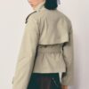 Gabardina de cuello alto con cinturón Gabardina de cuello alto con cinturón